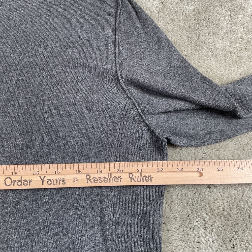 Marc‎ Anthony Mens XL Gray Cotton Cashmere Blend Long Sleeve Sweater NWT - Picture 7 of 7